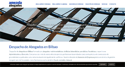 Desktop Screenshot of amezolaabogados.com